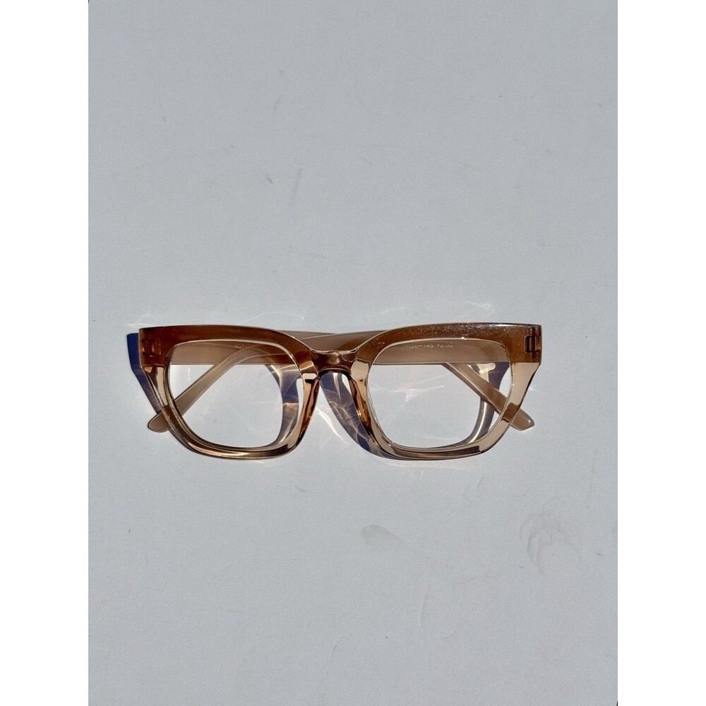 Jones New York JNR126-JKMK Eyeglasses Camel/Light Brown/Clear Full Rim